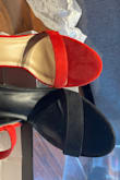 Black fits true to size but the red is significantly smaller. Love them either way. - Courtney C.