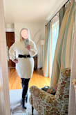 Doesn't look like much at first but it's very flattering once it's on. Looks better than I expected. Got it because it was on sale. Definitely worth it. Runs right on. - Patricia T.