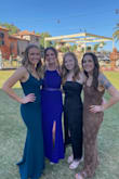 This dress ran slightly big but not big enough to get a different size. It was SO comfortable and flattering and I loved the color. I wore heels and probably could have gotten a hem but I didn't and was fine. I would highly recommend it. - Alexia L.