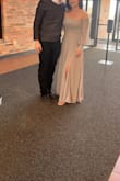 My dress arrived in 6 days, for which I am very grateful.
It is much prettier in person.
It was definitely the perfect dress for my wedding reception and I received many compliments on it! - Alejandra A.