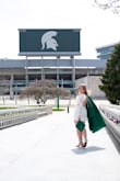 This dress was perfect for my undergrad graduation! It was very comfortable to wear and made me feel very confident! I wore nude spandex shorts under the dress to help the lining not ride up as much. This dress also photographs really well which is perfect for me as I can be shy in front of a camera! - Louisa H.