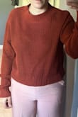 This sweater goes with literally anything I love where it ends - it's just perfect - Ann H.