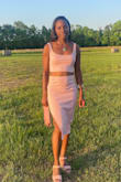 I purchased this outfit for an outdoor wedding and I felt so sexy and beautiful in this look! I received so many compliments. - Tykisha G.