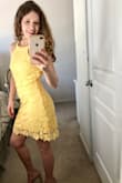 This dress is so flattering on. I received so many compliments. I'm considering getting another color. Highly recommend purchasing this dress you will not regret. - Beth H.