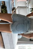 These are my new go to shorts! I bought them in white too. Perfect coverage and comfortable fit - Jennifer M.