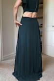 It's a beautiful dress! I did not keep it because the MOB and I decided we would go with knee-length dresses. I ordered a small and I would have had the waist taken in a bit when I had it hemmed. - Katherine R.