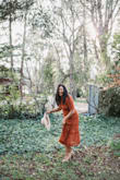 This dress is the bohemian dream! Can be worn more casually or dressed up, I find myself pulling this dress off my rack over & over again! The detail in the dress is stunning & it's very well made, lined, and the perfect combo of modest & sexy. - Chenoa C.