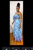 This two-piece is breathtaking. I received so many compliments. Just in time for spring and summer. - Lenny R.