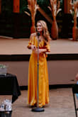 I bought this for my sister's wedding, I was her maid of honor and I was beyond happy with what I ordered. It was quality material (which was my main concern with ordering online) and was the perfect color. It handles me even getting down on the dance floor with no malfunctions. What a great dress= - Elizabeth C.