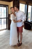 This dress is perfect! Wore it for my bridal shower & can't wait to wear it again! The fit is amazing and the corset back helps customize it to your comfort. - Mindy R.