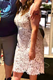 I wore this for our "couple's shower" and I loved it. Super comfortable and not too short. - Liana L.