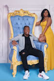 The split and the color were everything. My engagement picture came out perfect. Thank you, Lulus. - Naderge J.