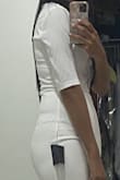 Waist might be okay to fix but too large sleeves. Doesn't give clean look. - Himani C.