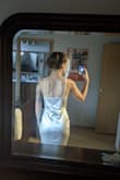 The waist of this dress is super loose, so the back of the dress just hangs straight down and is unflattering from the side. Overall, the back of the dress was cheap looking and I was disappointed in the stitching and elastic. An extra small might have fit better but the quality was lacking. - Bria N.
