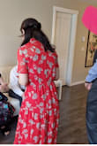 Needed a red dress for Chinese tea ceremony and this was a great alternative. 
I felt the armpit area was a bit tight but otherwise the size is pretty accurate!! - Sung L.