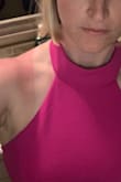 I love this neckline. Dress runs a tiny bit tight but I love it. It's short but not to the point I feel as if I will flash someone. The color is slightly less bright than the pictures but still vibrant. Not the best dress for someone super curvy as there is not a lot of extra room in the chest or hips. - Carrie R.