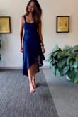 Wore it to a wedding, it looked very classy. The only issue was the straps are too big and I had to use safety pins. - Monica S.