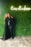 I wore this dress to a wedding & received many compliments. A very flattering dress that fits perfectly. The open V back is sexy & the train was a nice touch.
I didn't need any alterations & could move around comfortably. I'm very happy with this purchase..., especially for the price! - Melanie S.
