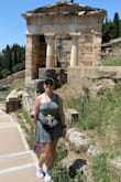 So I'm pear-shaped and saw how flowy this romper was so I ordered a medium. I'm glad I did, however, with the length, it was probably a little short for me. At one of the cliffs, it was super windy and my husband had to stand behind me to cover my booty. I also have no chest so if I went large we would have had a little bit of a peep show. All in all, it was a great exploring romper in Greece! - Ariel S.