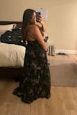 Such a beautiful dress that's really form flattering. Little bit of side b*** but not too bad. Also super long so I have to get it hemmed. - Yasmene B.