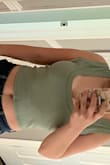 I ordered this shirt based on the model in the photo where it looked like a normal tank top. Surprise! It's a crop top! I was skeptical at first (the sleeves are a little long) but it really makes for good cleavage and overall I felt very confident wearing it on a hike. Highly recommend. - Valeria B.