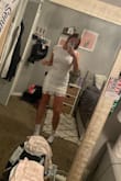 Fits well but there is a bit of room by the shoulders!! Open back is pretty. - Ashley N.