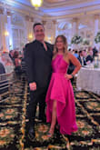 I bought this dress for a formal wedding I recently attended, and received SO many compliments!! I felt like I was going to the ball! I usually wear a L in dresses, especially if form-fitted, but since this one was flowy on the bottom portion I sized down to a M and it fit perfectly! - Lauren F.