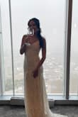 When it's time to pick a wedding dress it's hard to make a decision but I found this dress and OMG! The best one ever! It was just perfect. Perfect fit, the tail not too long, like a bohemian style, fitting perfect to the body. Everybody loved it and I was felling like a dreamy princess <3 - Arantxa C.
