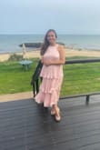I was hesitant on this dress at first and I ended up loving it! Wore it to a wedding and had ppl compliment on the color and how classy it looked. Perfect for dancing as well. - Nataly R.