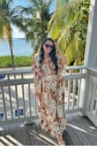 Absolutely gorgeous fit and feel! Love this fun dress!! It was still a little long for me even with heels so if you're short like me you may need to hem it. - Nicole B.