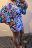 I was a little skeptical because this was my first purchase from Lulus, but I LOVE this romper! I wore it on a recent trip to Vegas and I received several compliments. I ordered a size medium and it fits perfectly. Lulus is my new favorite store. - Delisa J.