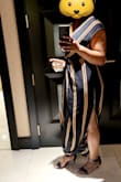 So I JUST found out this is actually a swim cover-up. I've been wearing it on lunch dates and I wore it out on a recent trip to Vegas. I didn't have time to get it hemmed, so I just tied a knot in the two corners so it wasn't dragging on the ground. I now feel the knot adds more appeal and accentuates the slit on the opposite side so I may not hem it after all. I'll most likely never wear this as a cover-up. All you need to do is put on some cute shoes and go! - Delisa J.