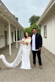 This is literally the best dress I've ever bought/worn! I got a size up just in case because I have been gaining some weight and it fit perfectly! I was hesitant due to my size but this dress would look good on any size! I'm very insecure about my body but this dress made me feel and look so beautiful on my special day I highly recommend!!!! - Mara R.