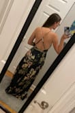 This dress is gorgeous! The material is so silky and great quality. The lining is also a nice material and the dress doesn't feel too thin. It fits true to size but it is too long, like many other Lulus dresses. I am 5'6" for reference and not wearing heels in the photos. I might get it hemmed but other than that it is perfect! - Lauren D.