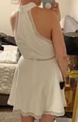 I really like this dress! It's cute and comfortable and I love the touches of see through lace. Runs true to size and is so fun to wear. Excited to wear on my bachelorette!! - Michelle T.