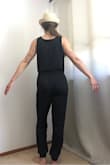 Originally, I ordered a Medium. The top was quite loose, meaning the armpit area had a lot of space. The hip belly area had a lot of cloth. I wanted it a little more fit.
I exchanged it for a small and it was perfect. The front part doesn't ride up. Really comfy. I love it when ppl put their measurements so hopefully, all this helps, along with pics. I'd add more pics; but it's only allowing me to submit 2 only. So here's a front and back view. - PL P.