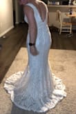 This dress not only fit perfectly but feel beautiful!!! It is elegant and exciting all rolled into one. Besides some slight hemming (because of the length on me), I will need no other alterations done. It was an incredible feeling putting on this dress, I can't stop thinking about how I felt even before I looked in the mirror. I was getting frustrated about not being able to find a dress until I stumbled upon this one on the website, so thankful for you Lulus making my dream wedding dress affordable! - Hannah D.