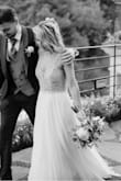 I have had this dress hanging in my closet for a year!!! And I finally wore it on my wedding day. It was so lovely. The quality is amazing, it looks way more expensive than it is. I did not want to spend a fortune on the dress I would wear for a few hours, but still wanted to look amazing. I was searching for a romantic, simple but still a bit festive, summer wedding dress. This was perfect. I took out the cups because it looked to big on me and wore it with nipples. Just perfect. The dress shimmers in the sunlight and photographs amazingly. Are there more amazing wedding dresses out there? Probably yes. But if you want something beautifully made, summery and not over the top and with very reasonable price. Look no further!!! - SPELA Z.
