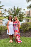 This dress was perfect for my beach vacation and pictures. I ordered the M and it fit perfectly. It was a little long (I'm 5'4") so I did take some of the length off. - Jenna H.