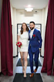 Loved this dress for my Vegas vow renewal! Beautiful beading, sexy, sleek, structured, and fun. Everything I was looking for and a great price! - Sarah M.