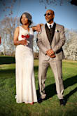 The size medium was a perfect fit, the wedding dress fit so perfect seems it was a custom order, but a true size. My Wedding was the Best Day of my Life. Thank you Lulus, ladies get the dress you won't be disappointed. - Natasha D.