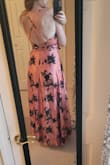 This dress is unreal. Beautiful and different. I could almost wear this without boob tape even bc of the coverage. Returning it and keeping a different Lulus dress more appropriate for the venue but wish I could wear this one! - Casey S.