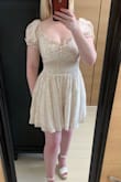 I absolutely love this dress and so does my husband! I was honestly skeptical about whether or not I could pull it off because of my athletic build, but it really softens up my look. I purchased both an M and a S, and the S fit me best, likely due to my cup size. And as always, I am super grateful to Lulus for shipping to the military stationed overseas!! - Caitlin M.