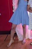 These sandals were prefect and since they were nude, they can go with anything easily. Very good buy, I highly recommend!! I wore mine for my masquerade dance - Sandy C.