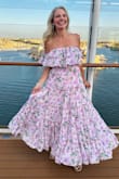 Absolutely gorgeous! Feels so nice on. For it to Greece but it is perfect for a wedding. Got so many compliments on it just absolutely beautiful - Heather T.