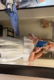 I wore this dress with cowboy boots for my rehearsal dinner.It's amazing!
Was fun to dance in, it swings all over.
I received so many compliments! - Brandi D.
