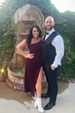 The material wasn't restricting at all and I didn't feel like it was too big. I got many compliments on my dress and the color of it! - Julia D.