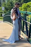 I wore this dress to prom n it wassss perfect! I got so many compliments although the trail was a bit long and everyone lowkey stepped on it, it was still very cute in pictures. Since the trail kind of pulled the dress down, it didn't really flatter my butt so my bf had to hold my waist all the time so it doesn't look that bad. overall this dress is perfecttt and I will be keeping it since I made so many memories wearing it! :) - Glezy P.