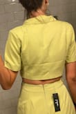 Because I'm a little tall, I was concerned that the gap between the top and skort was going to be greater, but I think this is the perfect amount of gapped. The shoulders are structured so lifting arms up any higher than the elbow will be a challenge. - Cecilia O.