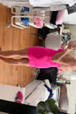 I got both the white in size small and pink in size xs. The only bite fit but my nipples showed through a little bit lol so I opted for the xs hot pink instead. It's VERY short. I'm 5'0" and cannot bend over in this dress. But it is stretchy and comfortable! - Kayla K.